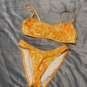 No Boundaries Vibrant Gold Bikini Set